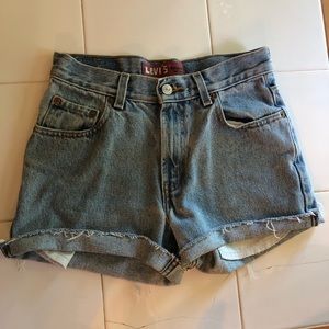 Levi denim shorts